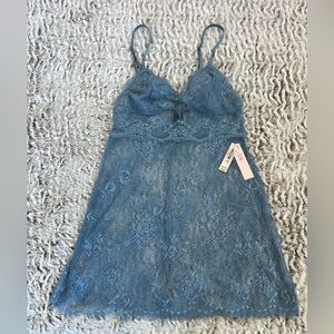 Victoria's Secret Blue Lace Nightgown - XS